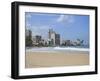 Beach, Isla Verde, San Juan, Puerto Rico, West Indies, Caribbean, USA, Central America-Wendy Connett-Framed Photographic Print