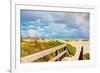 Beach Island I-Stede Bonnett-Framed Premium Giclee Print