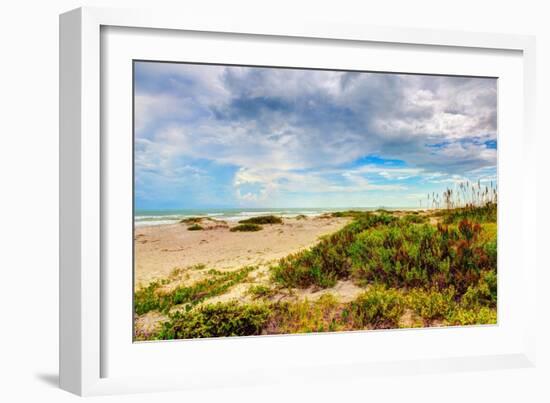 Beach Island II-Stede Bonnett-Framed Premium Giclee Print