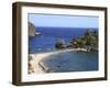 Beach, Isola Bella, Taormina, Sicily, Italy, Mediterranean, Europe-Vincenzo Lombardo-Framed Photographic Print