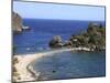 Beach, Isola Bella, Taormina, Sicily, Italy, Mediterranean, Europe-Vincenzo Lombardo-Mounted Photographic Print