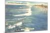 Beach, Jacksonville, Florida-null-Mounted Premium Giclee Print