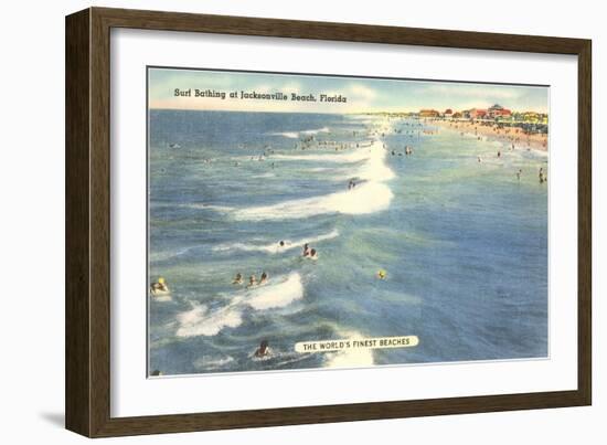 Beach, Jacksonville, Florida-null-Framed Art Print