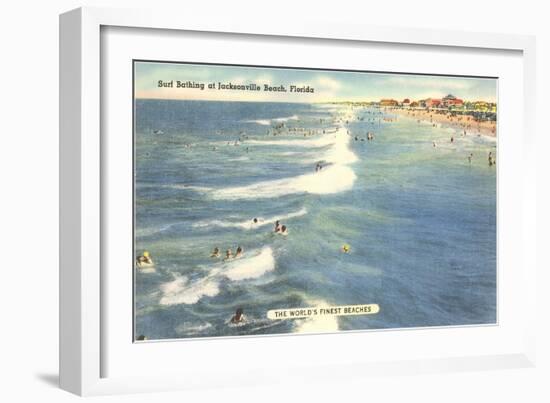 Beach, Jacksonville, Florida-null-Framed Art Print