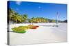 Beach, Jolly Harbour, St. Mary, Antigua, Leeward Islands, West Indies, Caribbean, Central America-Frank Fell-Stretched Canvas