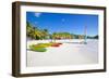 Beach, Jolly Harbour, St. Mary, Antigua, Leeward Islands, West Indies, Caribbean, Central America-Frank Fell-Framed Photographic Print