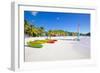 Beach, Jolly Harbour, St. Mary, Antigua, Leeward Islands, West Indies, Caribbean, Central America-Frank Fell-Framed Photographic Print