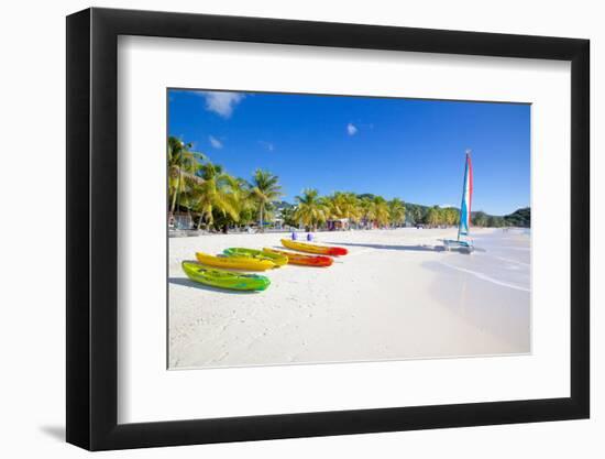 Beach, Jolly Harbour, St. Mary, Antigua, Leeward Islands, West Indies, Caribbean, Central America-Frank Fell-Framed Photographic Print