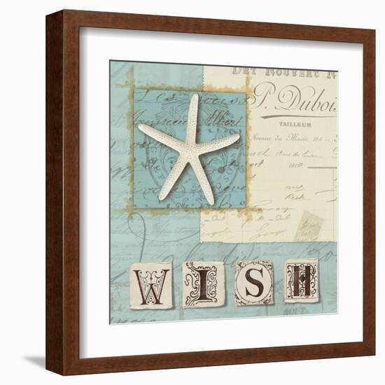 Beach Journal II-Hugo Wild-Framed Art Print