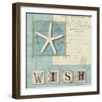 Beach Journal II-Hugo Wild-Framed Art Print