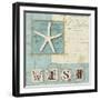 Beach Journal II-Hugo Wild-Framed Art Print