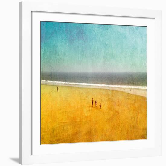 Beach Kids-Pete Kelly-Framed Giclee Print