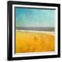 Beach Kids-Pete Kelly-Framed Giclee Print