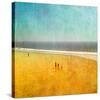 Beach Kids-Pete Kelly-Stretched Canvas