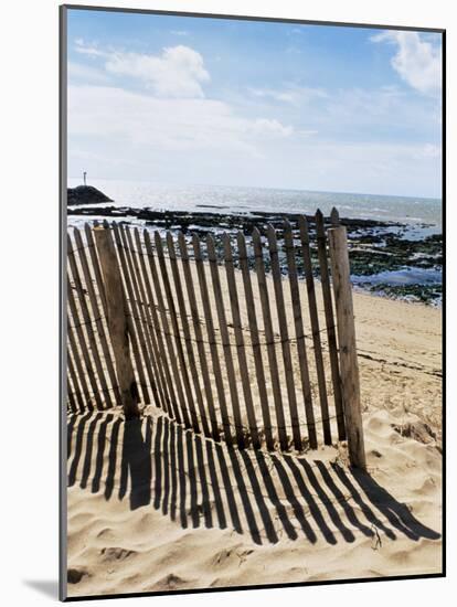 Beach, La Cotiniere, Ile d'Oleron, Charente-Maritime, Poitou Charentes, France-David Hughes-Mounted Photographic Print