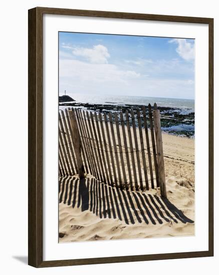 Beach, La Cotiniere, Ile d'Oleron, Charente-Maritime, Poitou Charentes, France-David Hughes-Framed Photographic Print