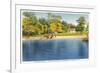 Beach, Lake Quassapaug, Waterbury, Connecticut-null-Framed Premium Giclee Print