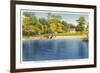 Beach, Lake Quassapaug, Waterbury, Connecticut-null-Framed Premium Giclee Print