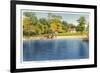 Beach, Lake Quassapaug, Waterbury, Connecticut-null-Framed Premium Giclee Print