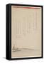 Beach Landscape, C.1830-44-Nakajima Raish?-Framed Stretched Canvas