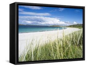 Beach Landscape in the Northern Part of the Isle of Lewis, Scotland-Martin Zwick-Framed Stretched Canvas