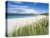 Beach Landscape in the Northern Part of the Isle of Lewis, Scotland-Martin Zwick-Stretched Canvas