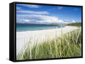 Beach Landscape in the Northern Part of the Isle of Lewis, Scotland-Martin Zwick-Framed Stretched Canvas