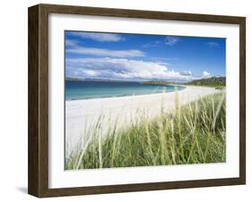 Beach Landscape in the Northern Part of the Isle of Lewis, Scotland-Martin Zwick-Framed Photographic Print