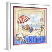 Beach Life I-Fiona Stokes-Gilbert-Framed Giclee Print