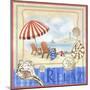 Beach Life I-Fiona Stokes-Gilbert-Mounted Giclee Print