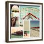 Beach Life II-Gail Peck-Framed Premium Photographic Print