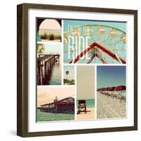 Beach Life II-Gail Peck-Framed Photographic Print