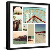 Beach Life II-Gail Peck-Framed Photographic Print