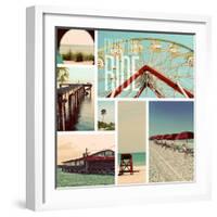 Beach Life II-Gail Peck-Framed Photographic Print