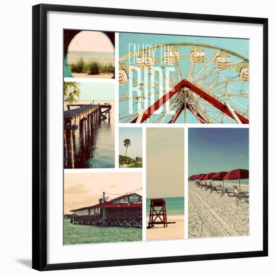 Beach Life II-Gail Peck-Framed Photographic Print