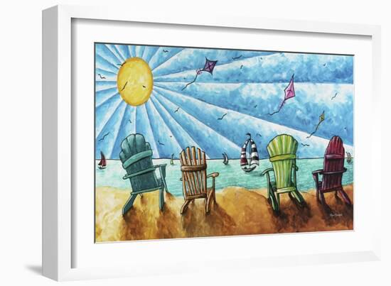 Beach Life II-Megan Aroon Duncanson-Framed Giclee Print