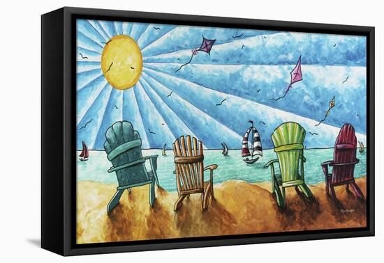 Beach Life II-Megan Aroon Duncanson-Framed Stretched Canvas