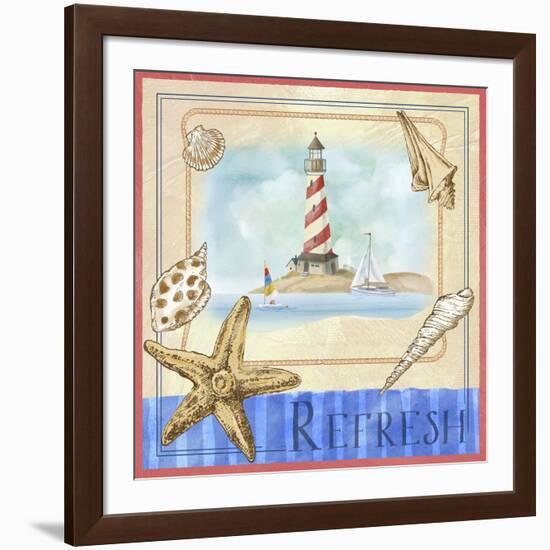 Beach Life II-Fiona Stokes-Gilbert-Framed Giclee Print