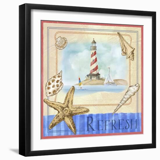 Beach Life II-Fiona Stokes-Gilbert-Framed Giclee Print