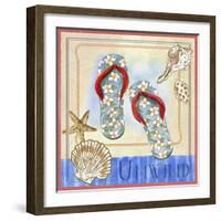 Beach Life III-Fiona Stokes-Gilbert-Framed Giclee Print