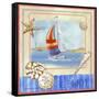 Beach Life IV-Fiona Stokes-Gilbert-Framed Stretched Canvas