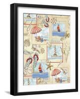 Beach Life-Fiona Stokes-Gilbert-Framed Giclee Print