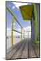 Beach Lifeguard Tower '12 St', in Art Deco Style, Miami South Beach-Axel Schmies-Mounted Photographic Print