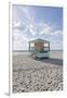 Beach Lifeguard Tower '14 St', Typical Art Deco Design, Miami South Beach-Axel Schmies-Framed Photographic Print