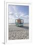 Beach Lifeguard Tower '14 St', Typical Art Deco Design, Miami South Beach-Axel Schmies-Framed Premium Photographic Print