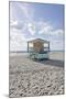 Beach Lifeguard Tower '14 St', Typical Art Deco Design, Miami South Beach-Axel Schmies-Mounted Premium Photographic Print