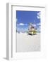 Beach Lifeguard Tower '16 St', Atlantic Ocean, Miami South Beach, Florida, Usa-Axel Schmies-Framed Photographic Print