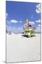 Beach Lifeguard Tower '16 St', Atlantic Ocean, Miami South Beach, Florida, Usa-Axel Schmies-Mounted Photographic Print