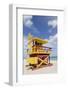 Beach Lifeguard Tower '3 Sts', Atlantic Ocean, Miami South Beach, Art Deco District, Florida, Usa-Axel Schmies-Framed Photographic Print