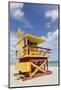 Beach Lifeguard Tower '3 Sts', Atlantic Ocean, Miami South Beach, Art Deco District, Florida, Usa-Axel Schmies-Mounted Photographic Print